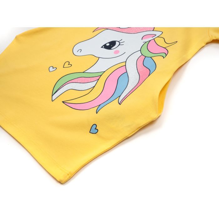 Плаття дитяче Breeze з єдинорогом (15744-104B-yellow) зображення 4