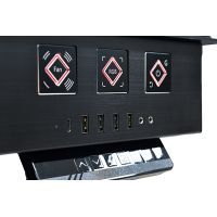 Корпус Lian Li DK04-FX EU Black Gaming desk (G99.DK04FX.02EU) изображение 6