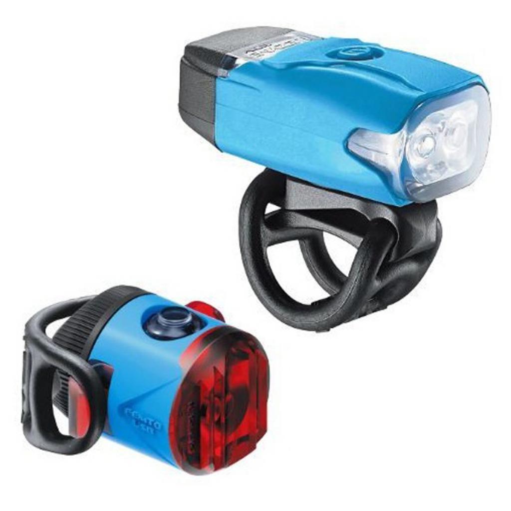 Комплект велофар Lezyne LED KVT Drive/Femto USB Pair 220/5 Lm Blue (4712806 003555)