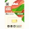 USB флеш накопитель Mibrand 4GB lynx Gold USB 2.0 (MI2.0/LY4M2G) изображение 2