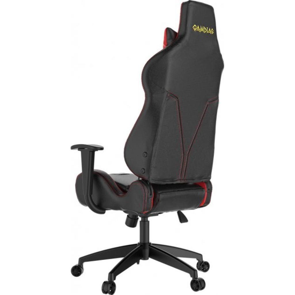 Кресло игровое Gamdias Achilles E2 Gaming Chair Black-Red (4712960132610) изображение 3