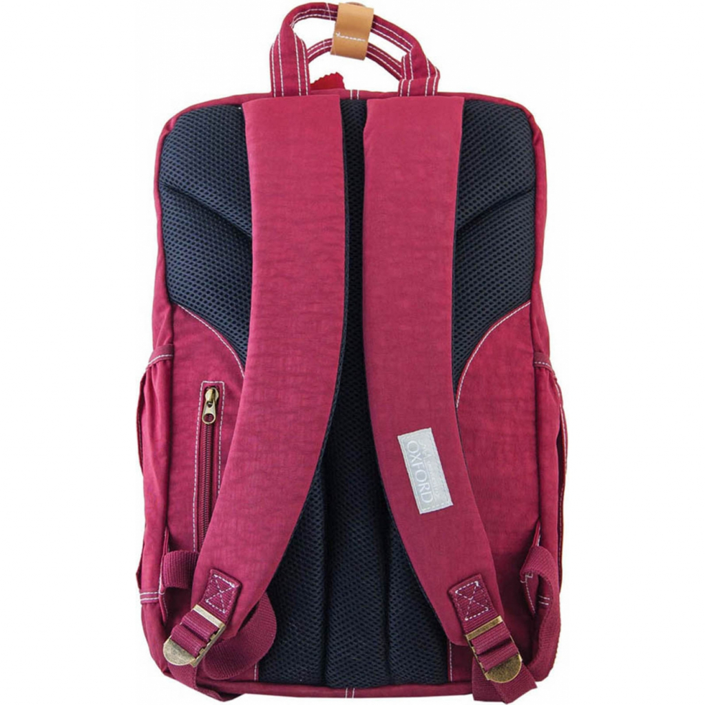 Рюкзак школьный Yes OX 195 бордовый (554020) изображение 2