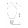 Лампочка Videx LED G45e 3.5W E14 4100K 220V (VL-G45e-35144) зображення 3