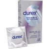 Презервативы Durex Invisible Extra Lube ультратонкие с дополнит. смазкой 12 шт. (5052197057089)