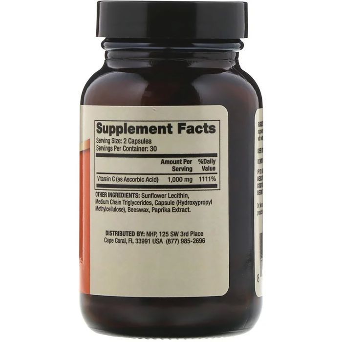 Вітамін Dr. Mercola Вітамін C в ліпосоми, 1000 мг, Liposomal Vitamin C, 60 капсу (MCL-01499) зображення 2