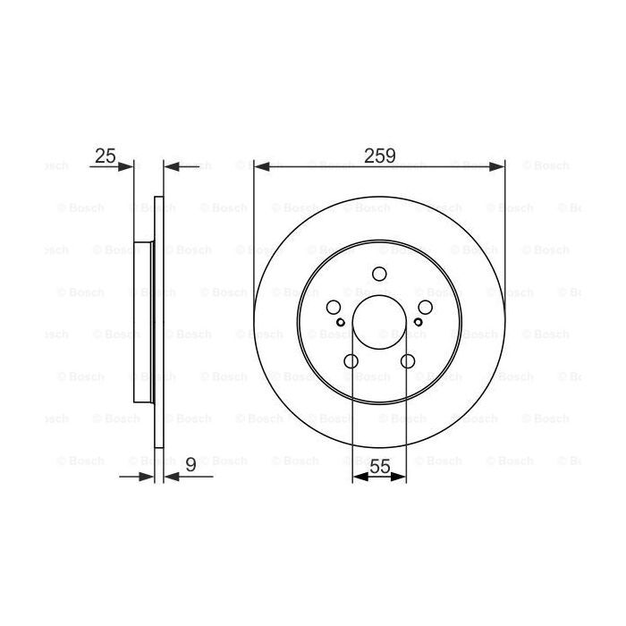 Гальмівний диск Bosch 0 986 479 721 зображення 3