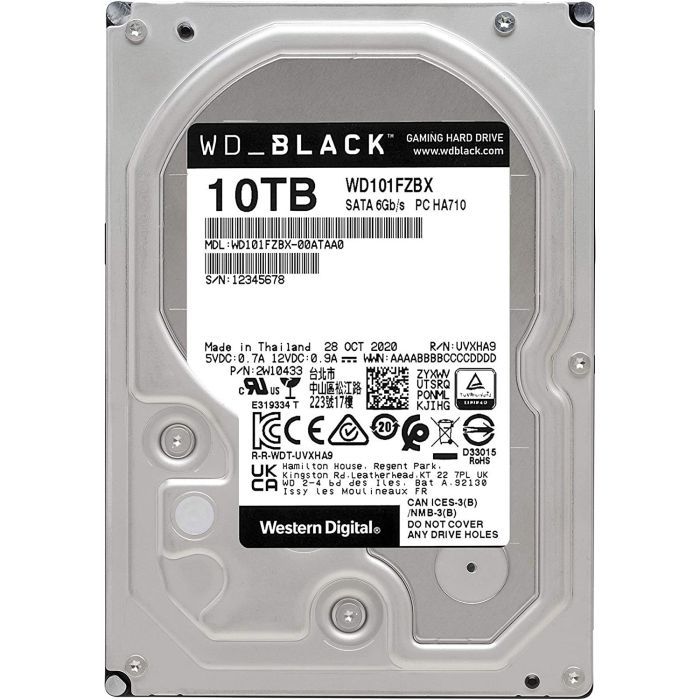 Жорсткий диск 3.5" 10TB WD (WD101FZBX) зображення 3