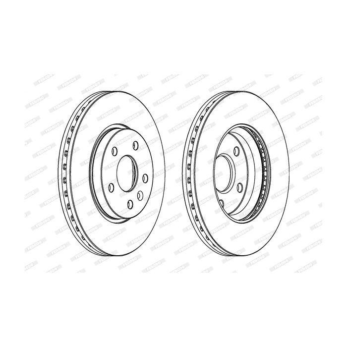 Тормозной диск FERODO DDF1869