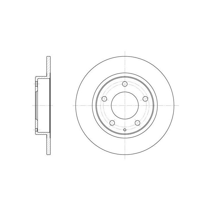 Тормозной диск REMSA 6206.00