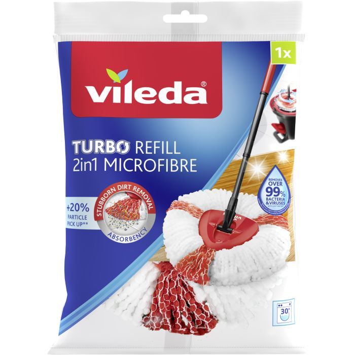 Насадка сменная для швабры Vileda EasyWring & Clean Turbo (4023103195189)