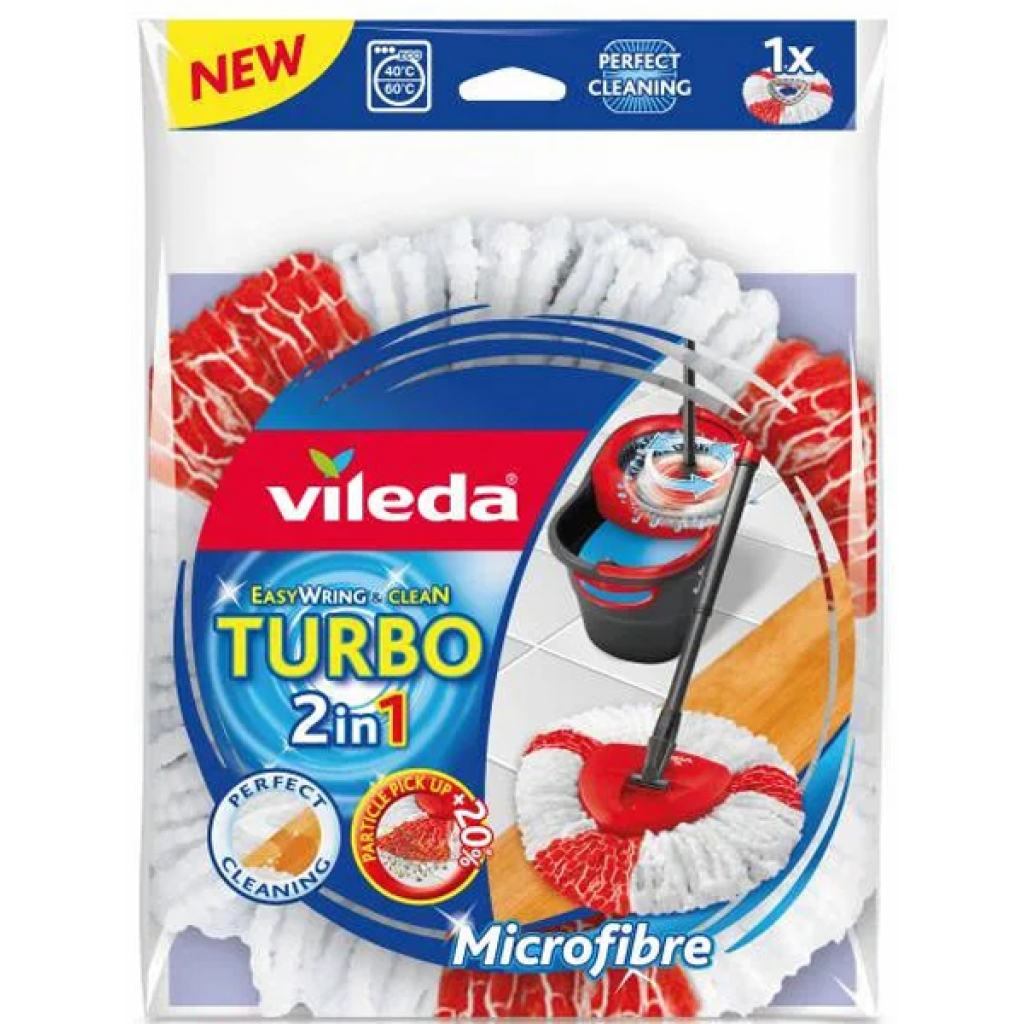 Насадка змінна для швабри Vileda EasyWring & Clean Turbo (4023103195189)