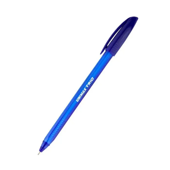 Ручка кулькова Unimax Trio, синя (UX-104-02)