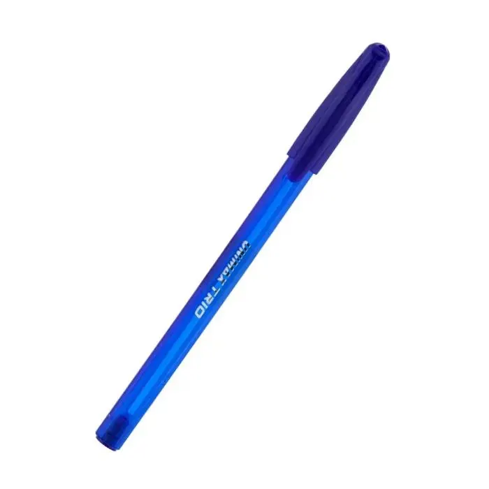 Ручка кулькова Unimax Trio, синя (UX-104-02) зображення 2