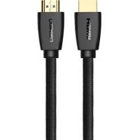 Кабель мультимедийный HDMI M to HDMI M 1.0m nylon braid black Ugreen (40408)