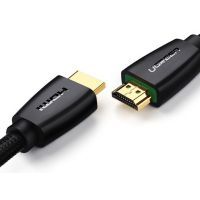 Кабель мультимедийный HDMI M to HDMI M 1.0m nylon braid black Ugreen (40408) изображение 2