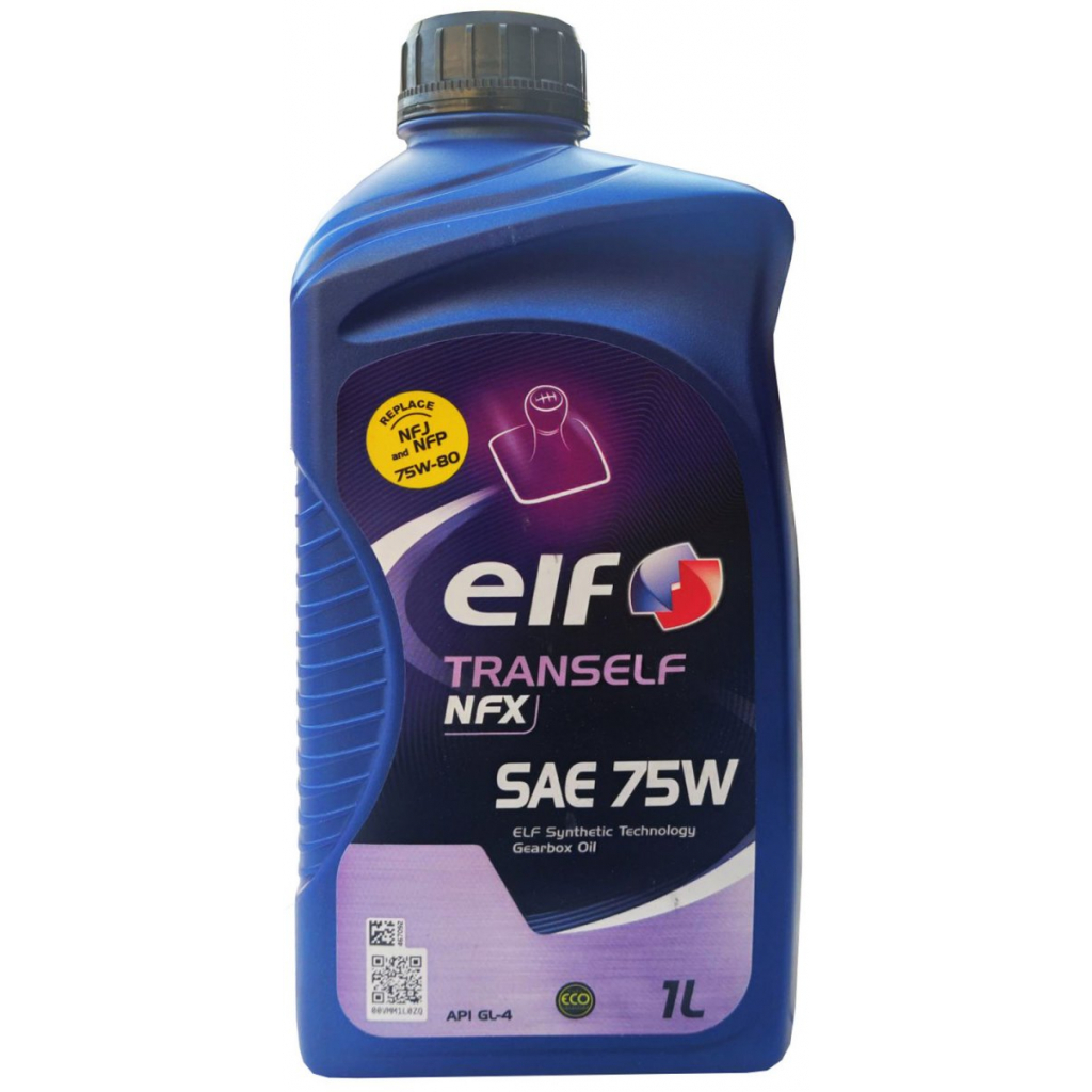 Трансмиссионное масло ELF TRANSELF NFX 75w 1л. (73274)