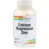 Минералы Solaray Кальций Магний Цинк, Calcium Magnesium Zinc, 250 капсул (SOR-04561)