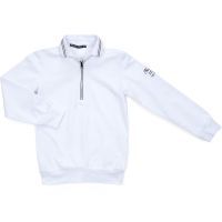 Футболка детская Blueland поло с длинным рукавом (10783-134B-white)