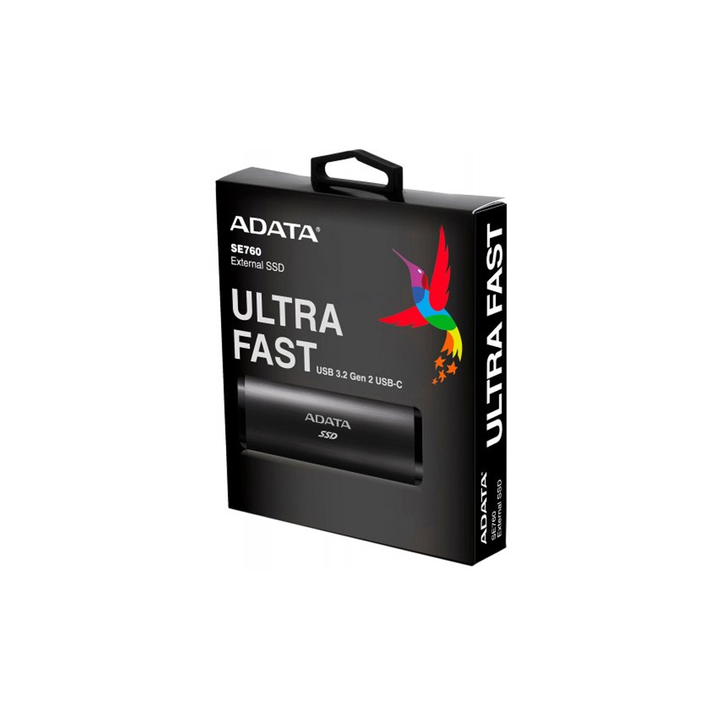 Накопитель SSD USB 3.2 2TB ADATA (ASE760-2TU32G2-CBK) изображение 5