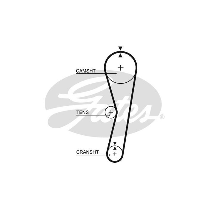 Ремень ГРМ Gates 5127