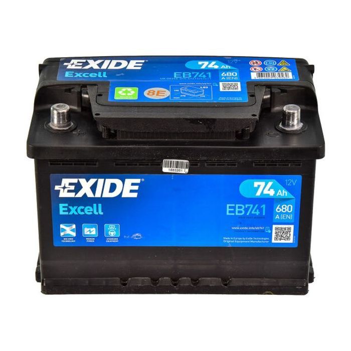 Аккумулятор автомобильный EXIDE EXCELL 74A (EB741)