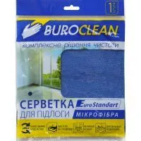 Ганчірка для підлоги Buroclean EuroStandart мікрофібра 50х60 см 1 шт. (4823078961037)