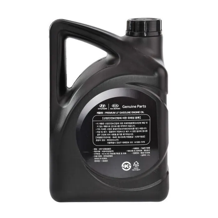 Моторное масло Hyundai Premium LF Gasoline 5w20 4л (0510000451) изображение 2