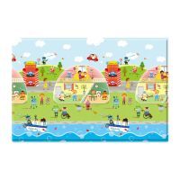 Детский коврик BabyCare Robot City (2100х1400х13 мм) (90369)