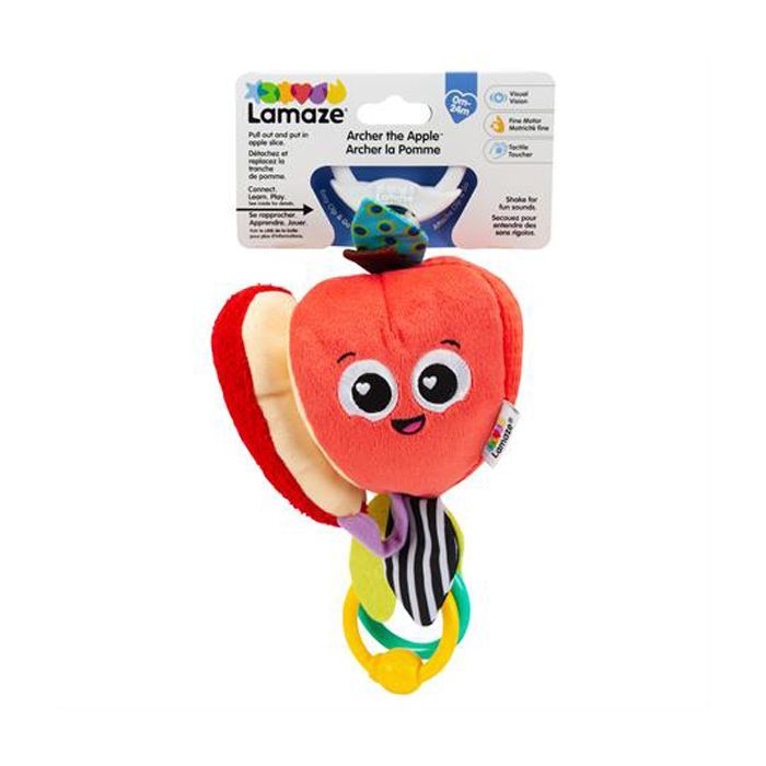Игрушка на коляску Lamaze Яблочко с прорезывателем (L27383) изображение 3
