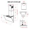 Витяжка кухонна Perfelli DNS 6472 D 850 BL LED зображення 12