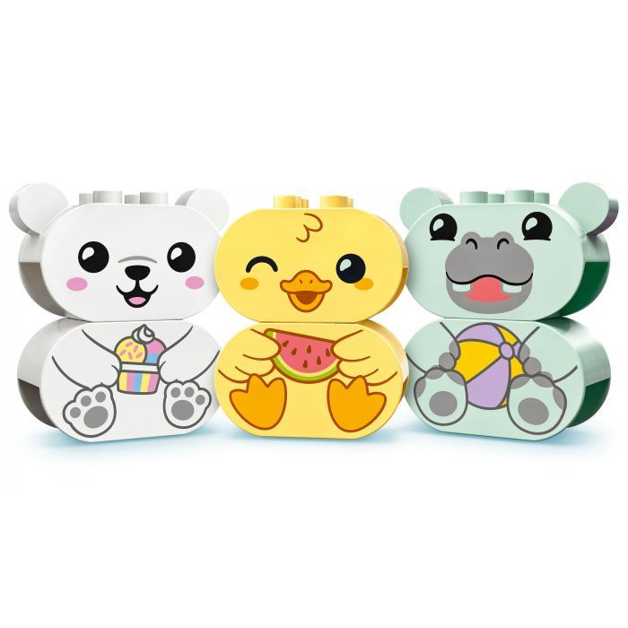 Конструктор LEGO DUPLO My First Веселое купание: Плавающий поезд с животными (10965) изображение 5