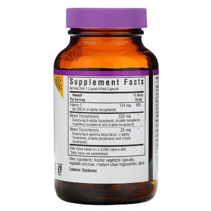Витамин Bluebonnet Nutrition Комплекс Витамина E, Vitamin E Complex, 60 капсул (BLB-00601) изображение 2