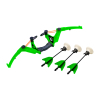 Игрушечное оружие Zing лук серии Air Storm - АРБАЛЕТ - зеленый (AS979G) изображение 3