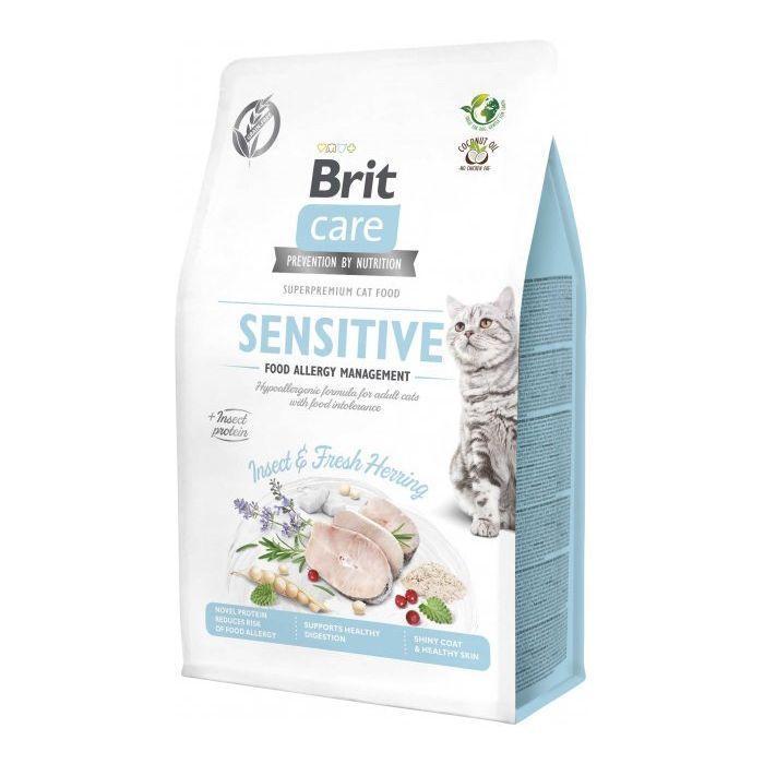 Сухий корм для кішок Brit Care Cat GF Insect 400 г (8595602554201)