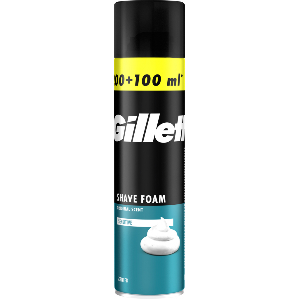 Піна для гоління Gillette Classic Sensitive Для чутливої шкіри 300 мл (7702018617234)