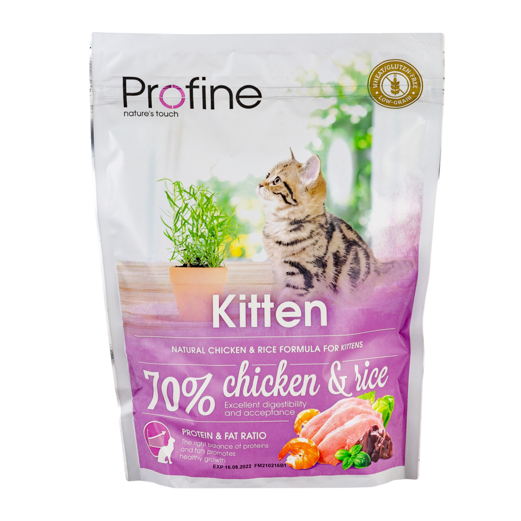 Сухой корм для кошек Profine Cat Kitten с курицей и рисом 300 г (8595602517633) изображение 2