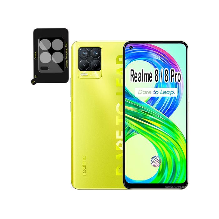 Стекло защитное BeCover camera Realme 8 / 8 Pro Black (707354)
