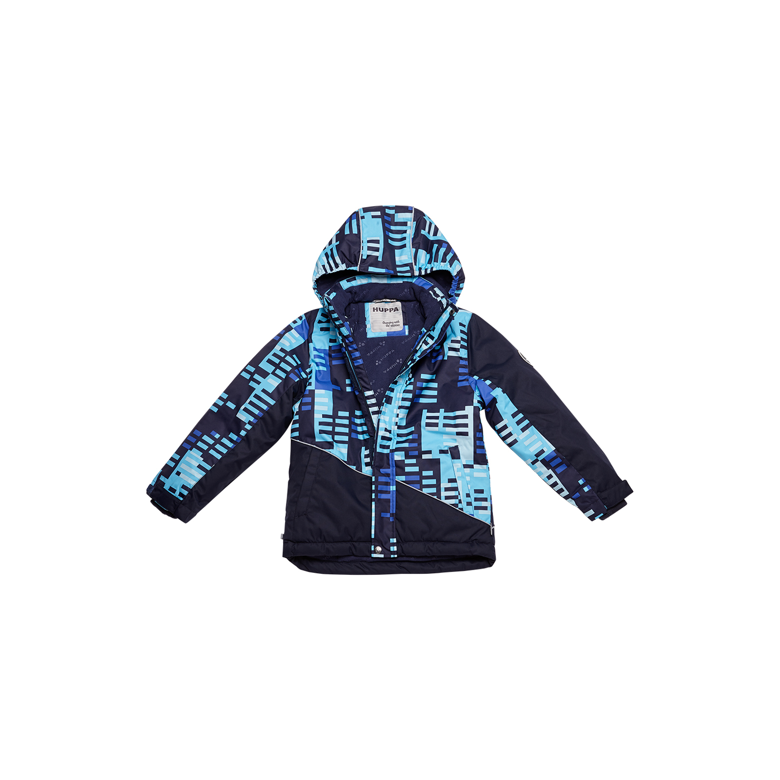 Куртка Huppa ALEX 1 17800130 синий с принтом/тёмно-синий 116 (4741468987460) изображение 3