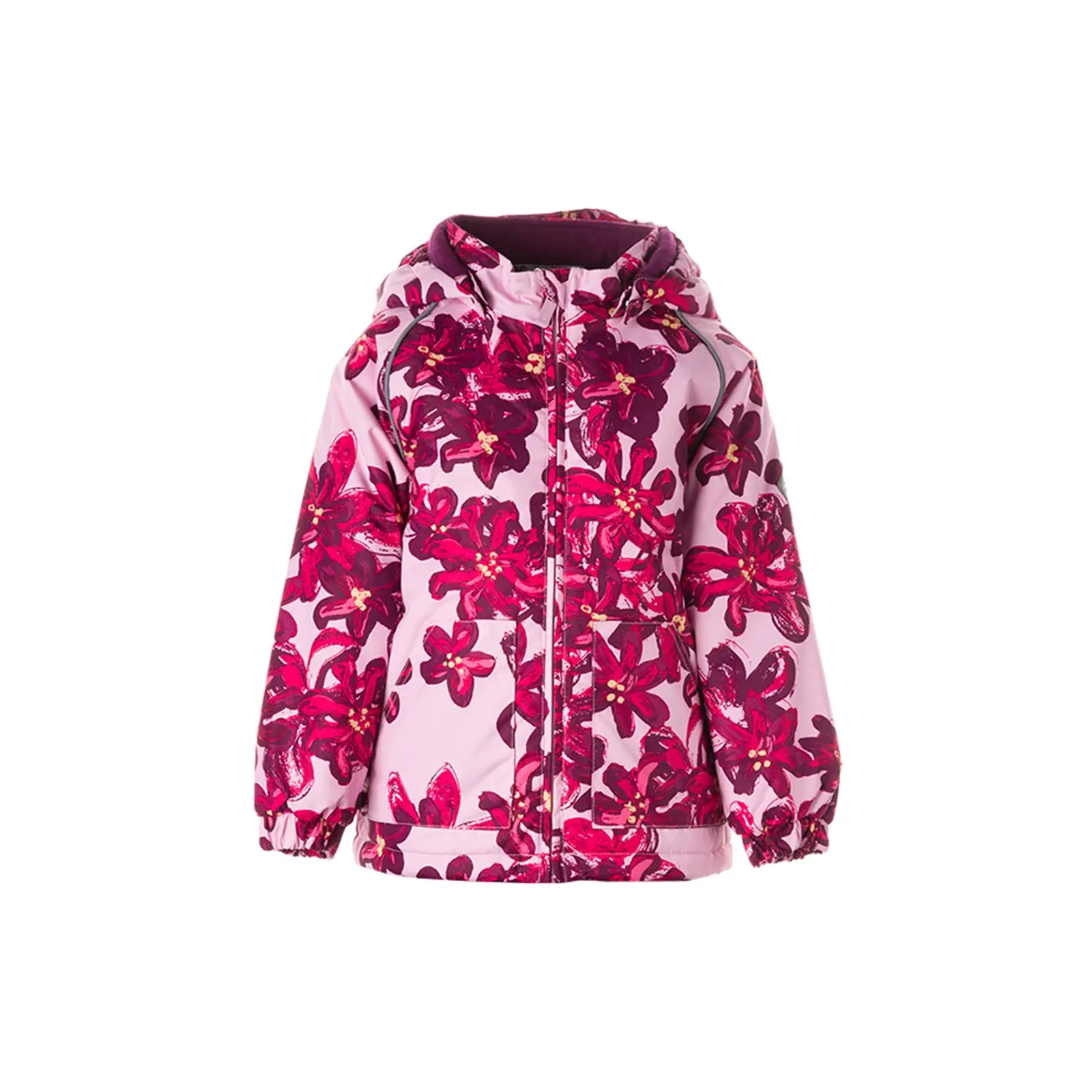 Куртка Huppa VIRGO 1 17210114 рожевий з принтом 92 (4741632023833)