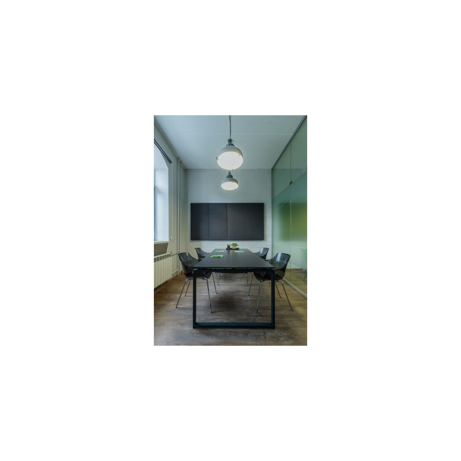 Кухонный стул PAPATYA opal, сидение антрацитовое матовеc, ножки хромированные (2368) изображение 5
