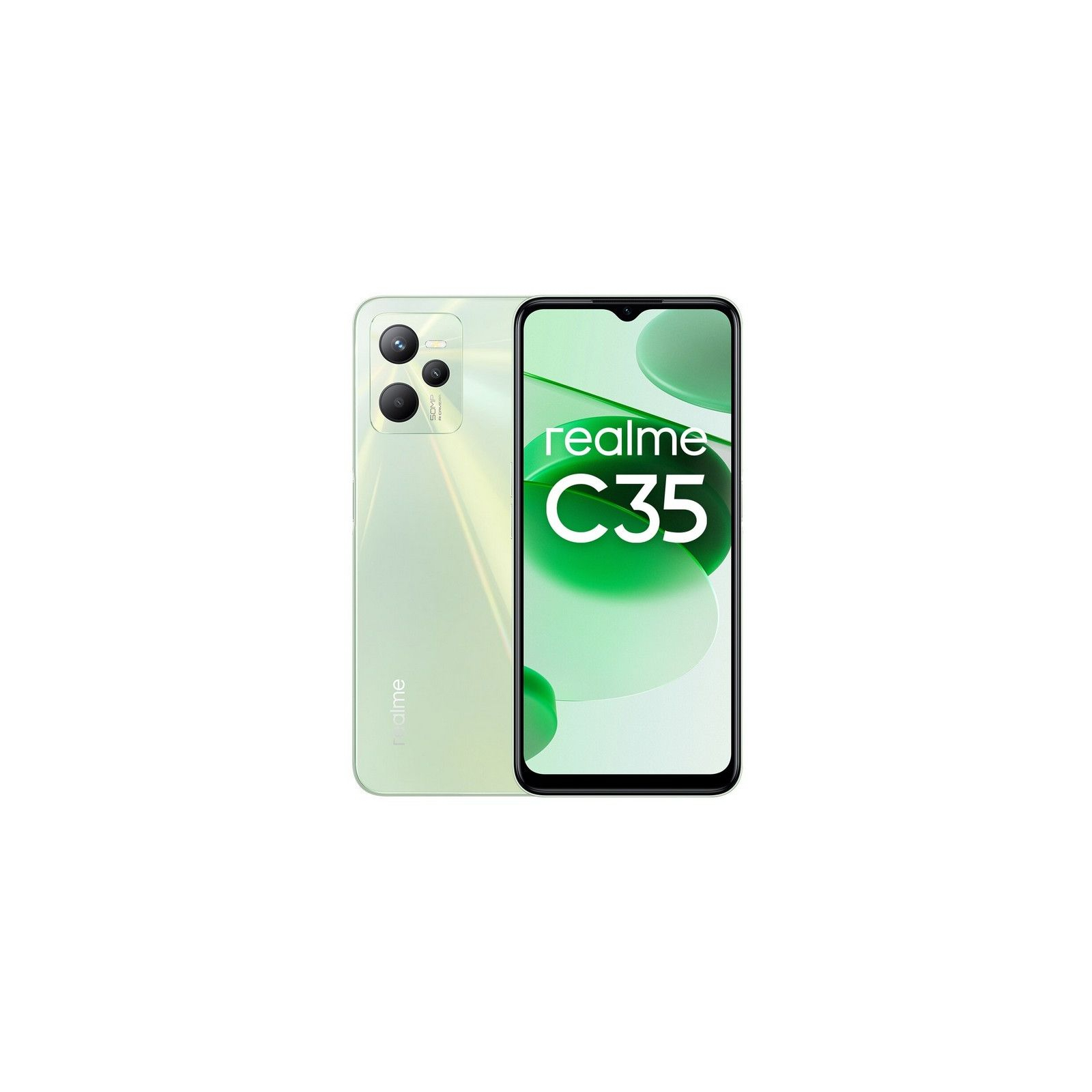 Мобильный телефон realme C35 4/128GB Glowing Green