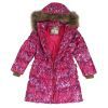 Пальто дитяче Huppa YASMINE 12020055 фуксія з принтом 104 (4741468561776) зображення 4