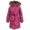Пальто дитяче Huppa YASMINE 12020055 фуксія з принтом 104 (4741468561776)