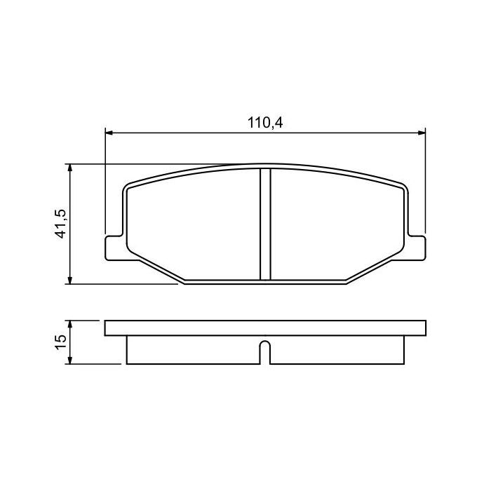 Гальмівні колодки Bosch 0 986 460 935