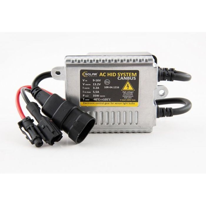 Автолампа SOLAR Slim Canbus Premium Ballast 35W, 9-16В (1570) зображення 2