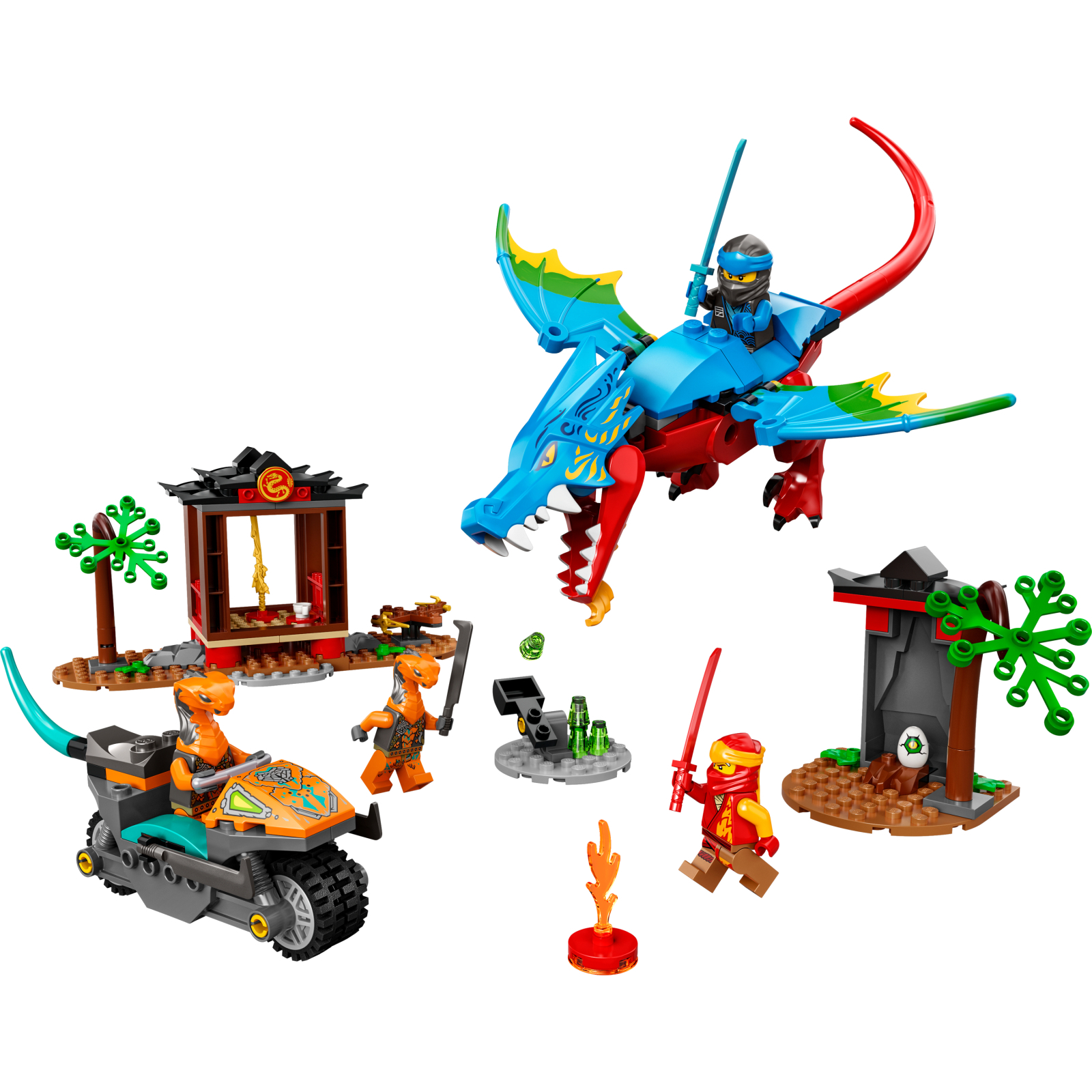 Конструктор LEGO Ninjago Храм ніндзя-дракона 161 деталь (71759) зображення 9