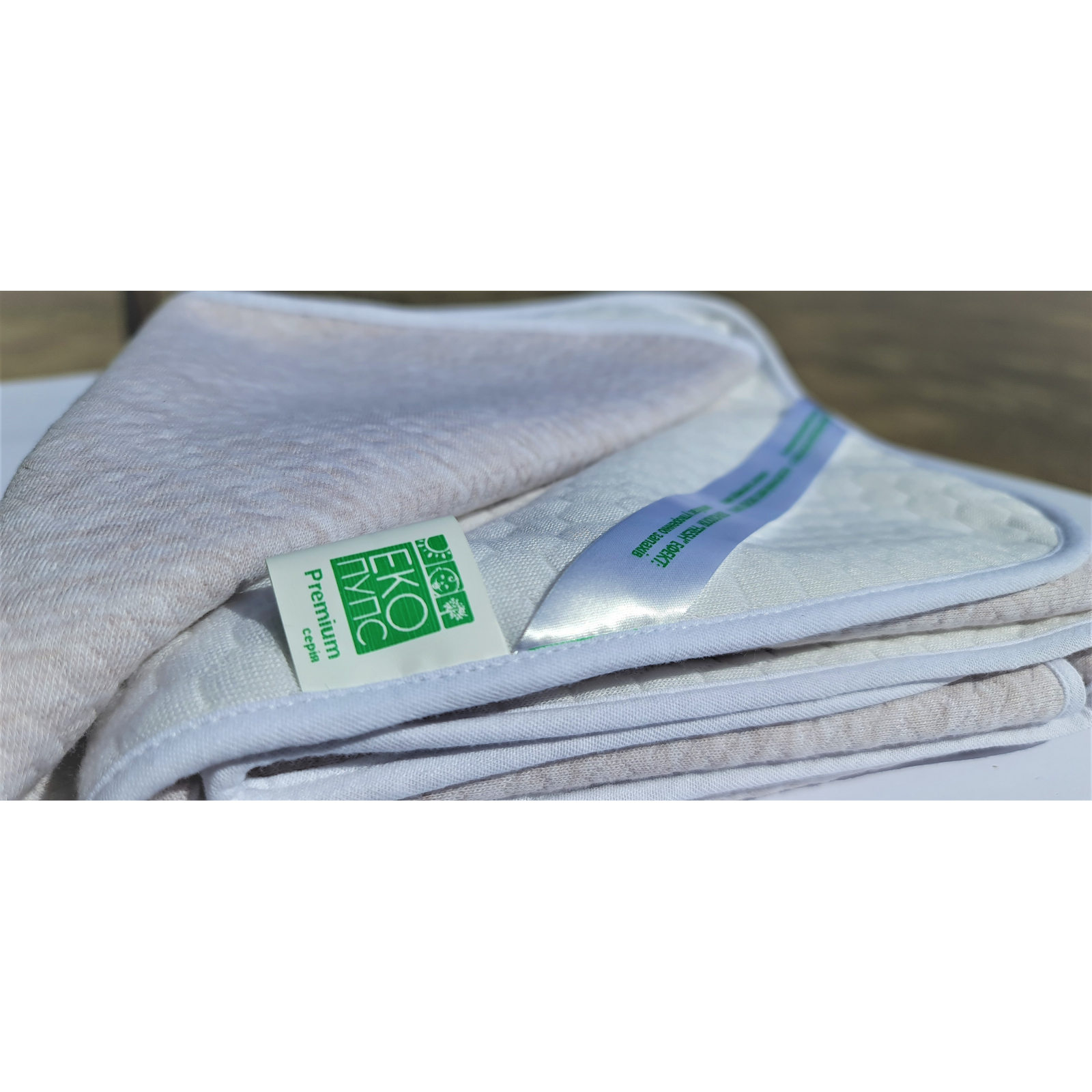 Пеленки для младенцев Еко Пупс Soft Touch Premium поглотительная и непромокаемая 65 х 90 см белый (EPG07W-6590b) изображение 2
