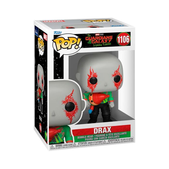 Фігурка для геймерів Funko Pop серії Вартові галактики: Holiday Special – Дракс (64330) зображення 4