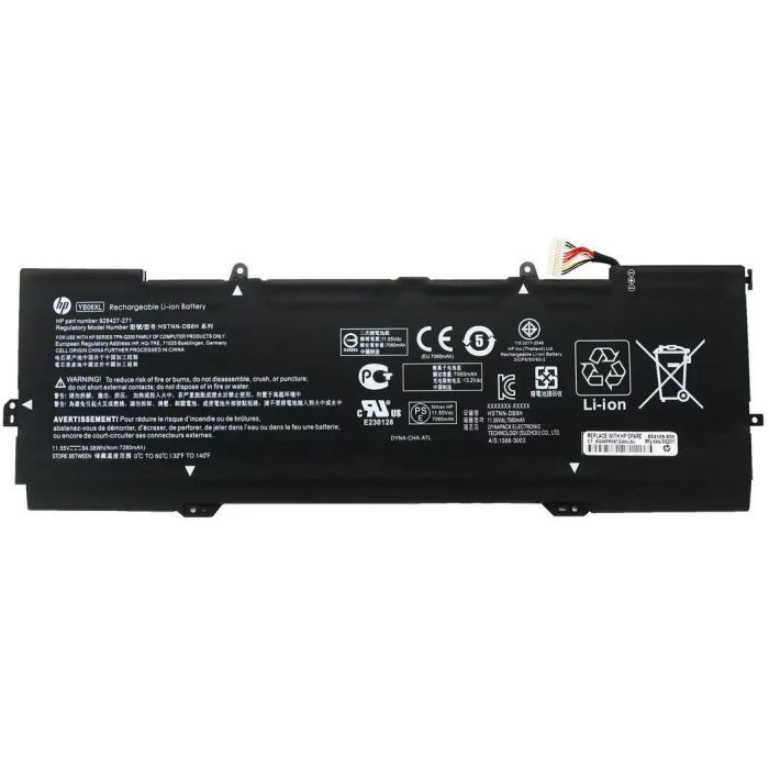Аккумулятор для ноутбука HP Spectrex360 15-CH YB06XL, 7280mAh (84.08Wh), 6cell, 11.55V, Li-ion (A47739)