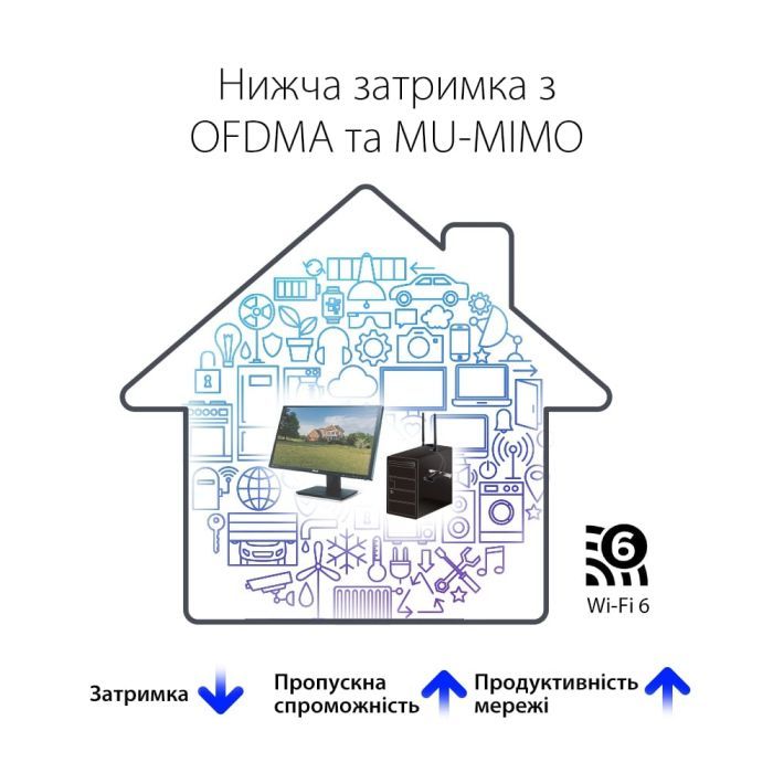 Мережева карта Wi-Fi ASUS PCE-AX1800 зображення 10
